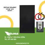 Zestaw fotowoltaiczny 170W solarny na kamper
