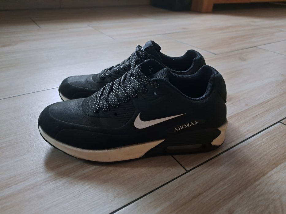 Buty nike czarno białe