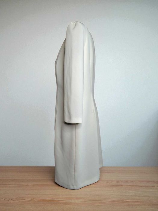 Елегантне кремове пальто-піджак Mark Angelo (розмір 48)