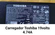 Carregador Toshiba 19 volts 4.74 A para Portátil