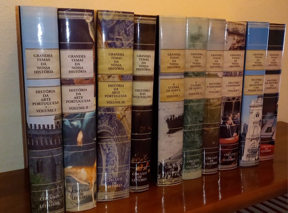 10 volumes "Grandes Temas da Nossa História"