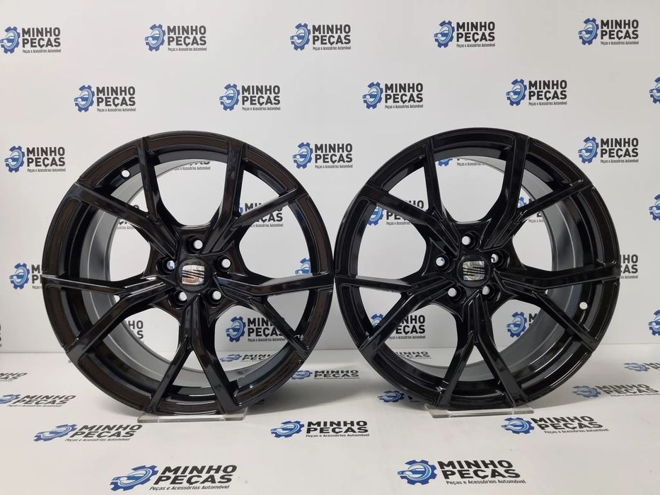 Jantes Look Seat Ibiza em 17 (5x100) Preto Brilho
