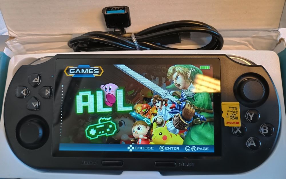 konsola SF 3000 jak R36S data frog retro PSX 14 emulator  20000 gier