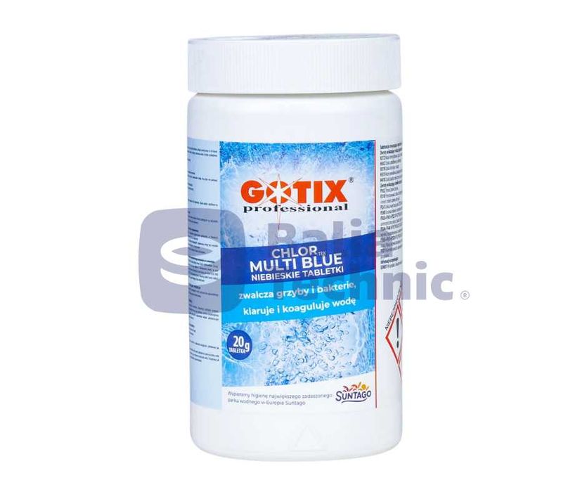 Chlortix Multi BLUE tabletki 20g - chemia do balii ogrodowej