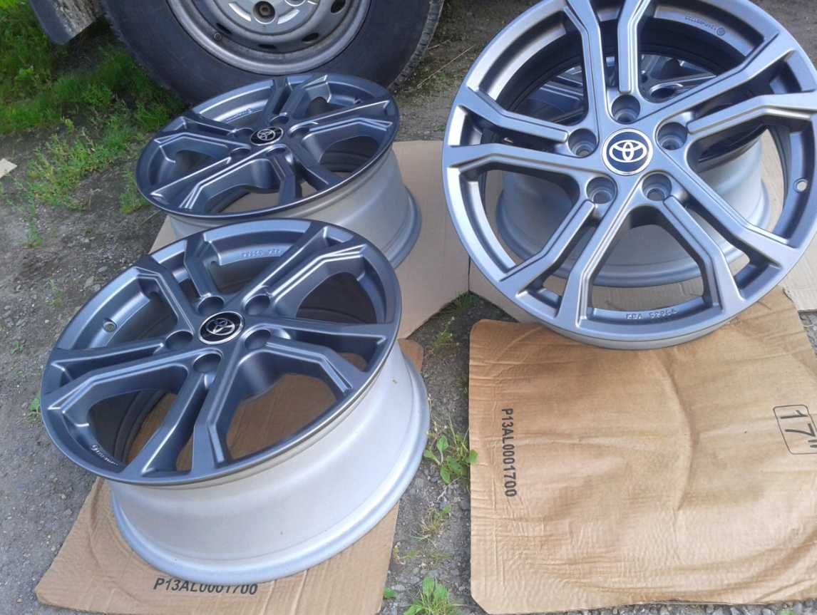 oryginalne felgi nowe r17 szare camry rav-4 ch-r lexus 5x114,3 sedici