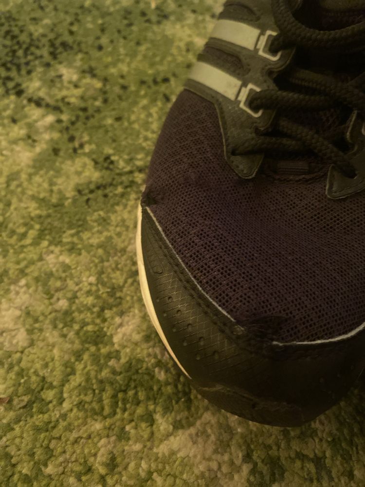 Adidasy czarno- różowe running dla kobiet