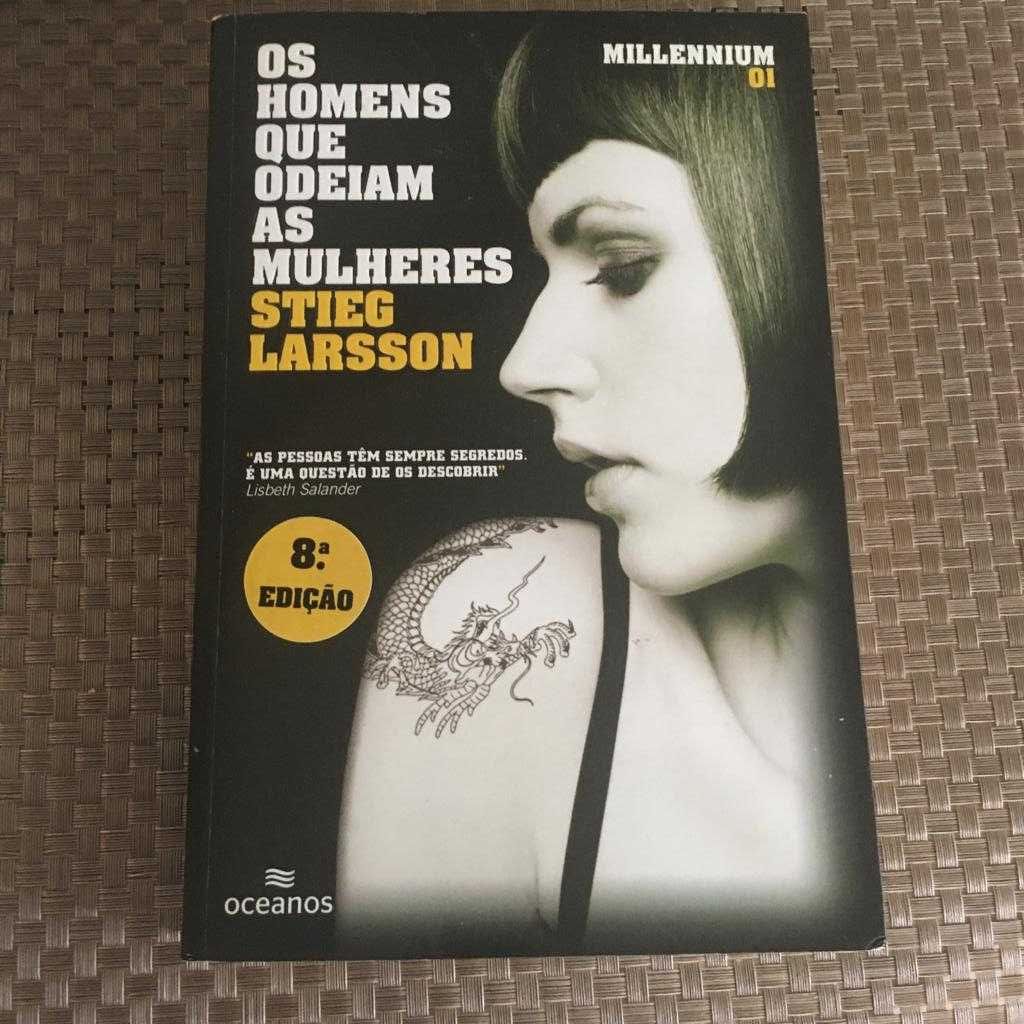 "Os homens que odeiam as mulheres" de Stieg Larson