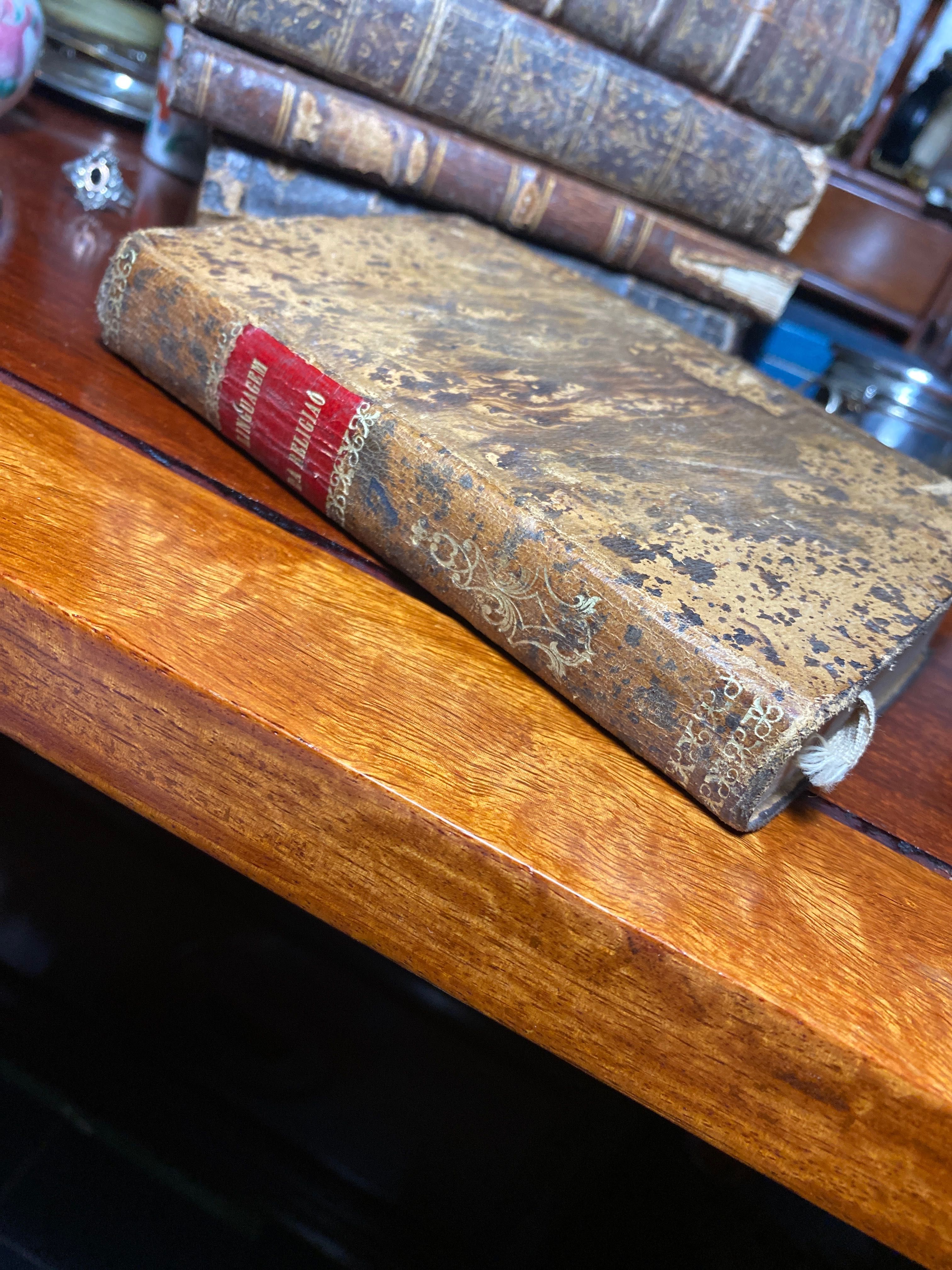 Livro Linguagem da Religião Rara Edição Séc XVIII