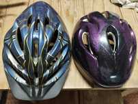 2 capacetes de ciclismo