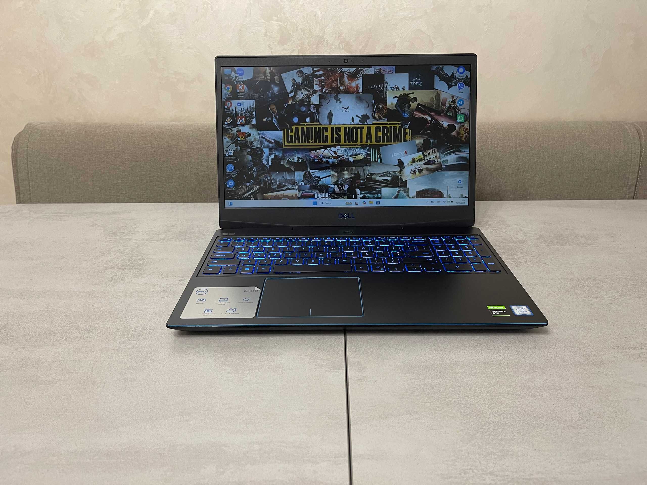 Ігровий ноутбук Dell Inspiron G3 3590 i5-9300H 16GB 256GB+1TB GTX 1660