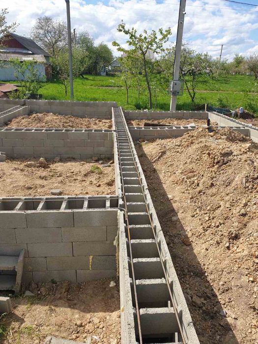 Будівельний блок, незнімаєма, незнімна,  фундамент