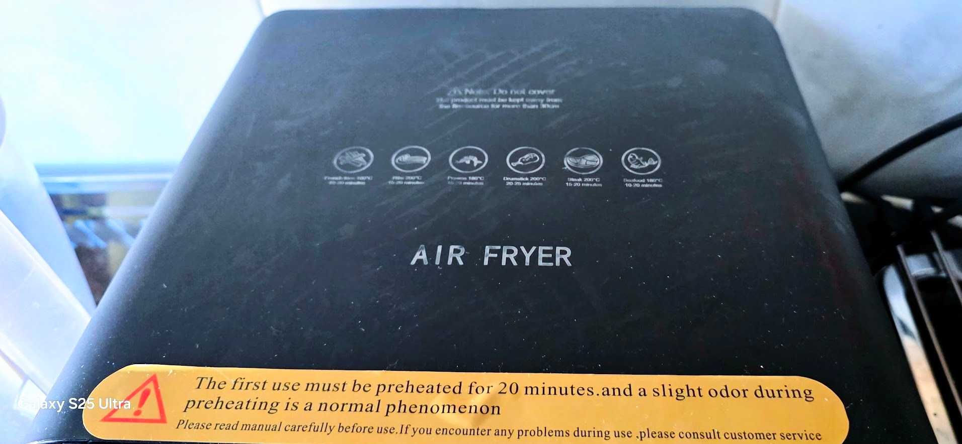 Airfryer com muito pouco uso