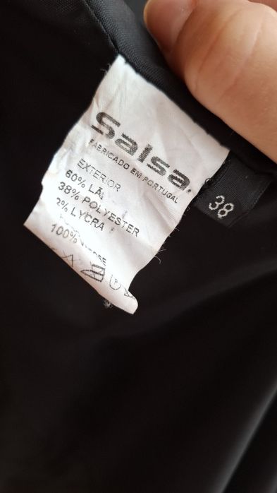 Casaco comprido salsa