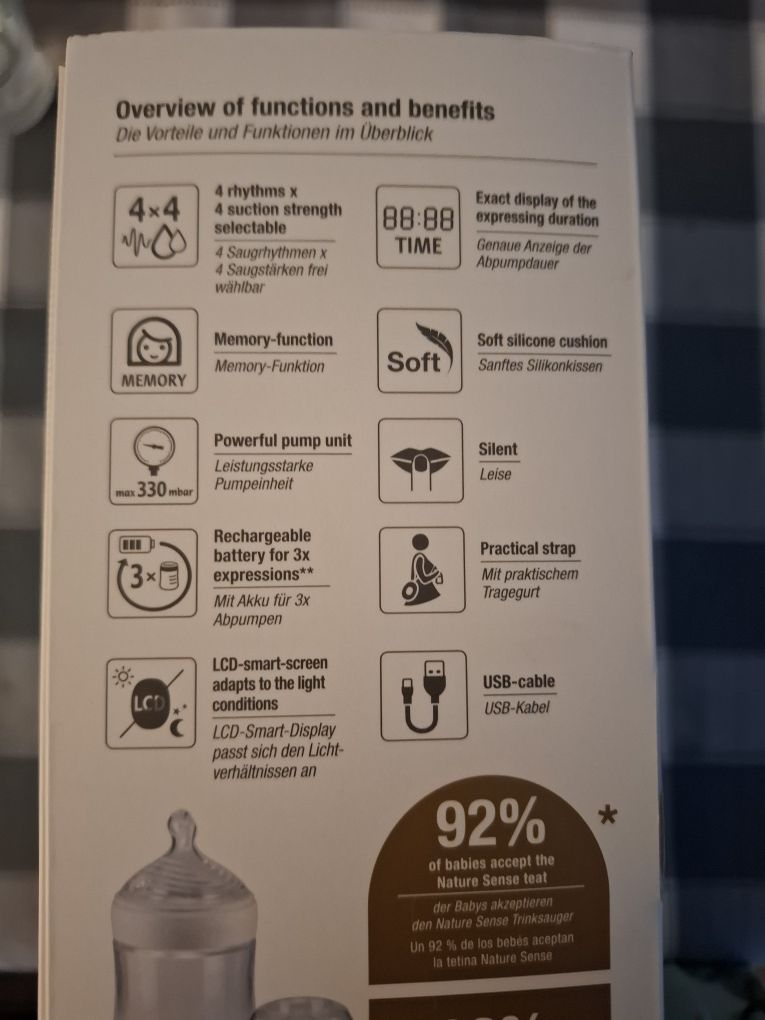 Bomba elétrica Nuk como nova