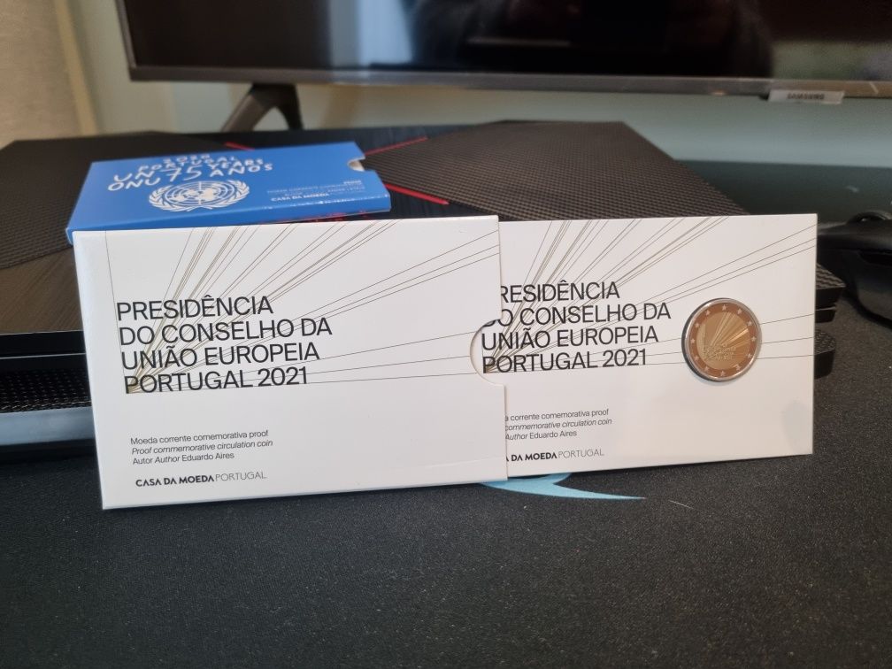2 euro Proof Portugal ONU e Presidencia