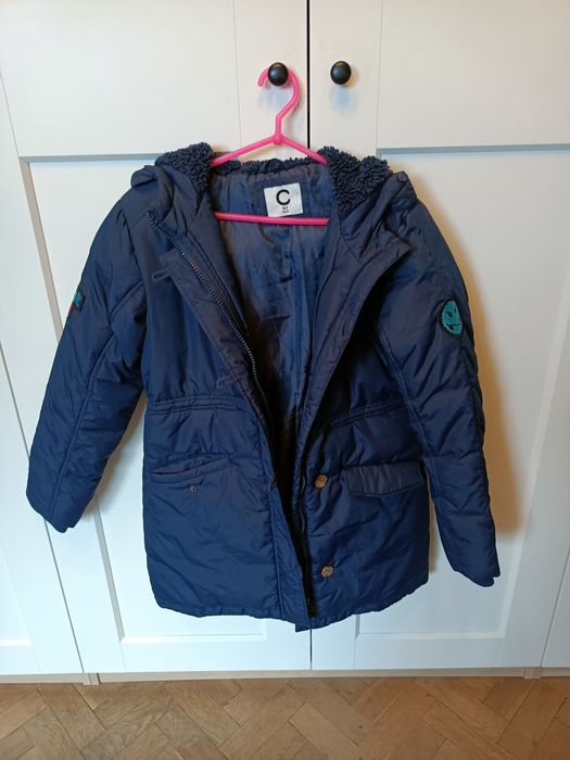Kurtka dziewczęca 164cm zimowa parka