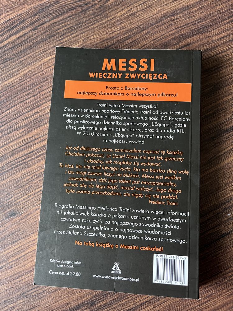 Ksiazka Messi wieczny zwyciezca