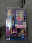 Nowa oryginalna BARBIE Big City Big Dreams Lalka + TOALETKA GYG39