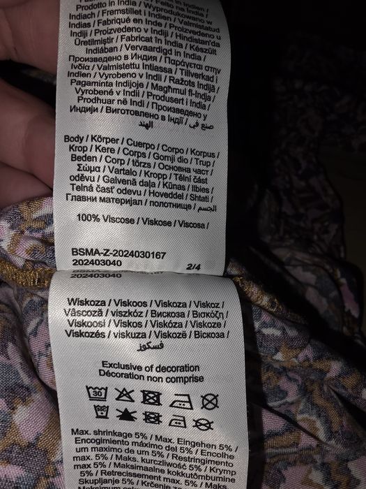 Piekna Sukienka na Jesień 100 procent Vikose Name it jak nowa