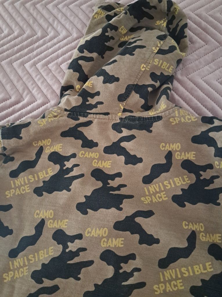Bluza dla chłopca 116 coccodrillo moro suwak