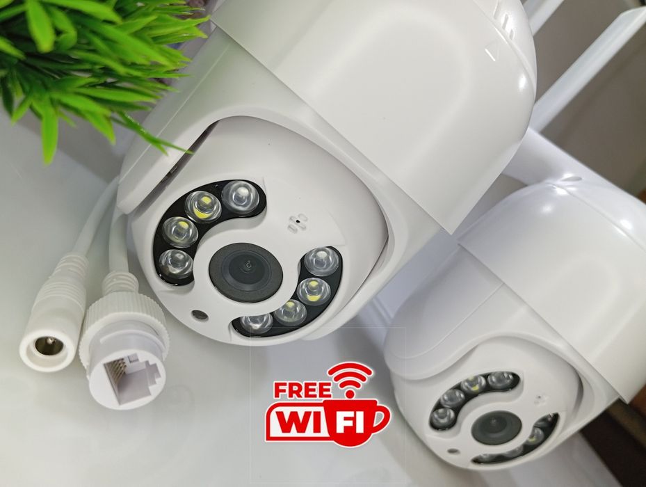 ‼️РОЗПРОДАЖ‼️ПОВОРОТНА Wi-fi cam 4mp Вай-фай камера з ИК підсвіткою ‼️