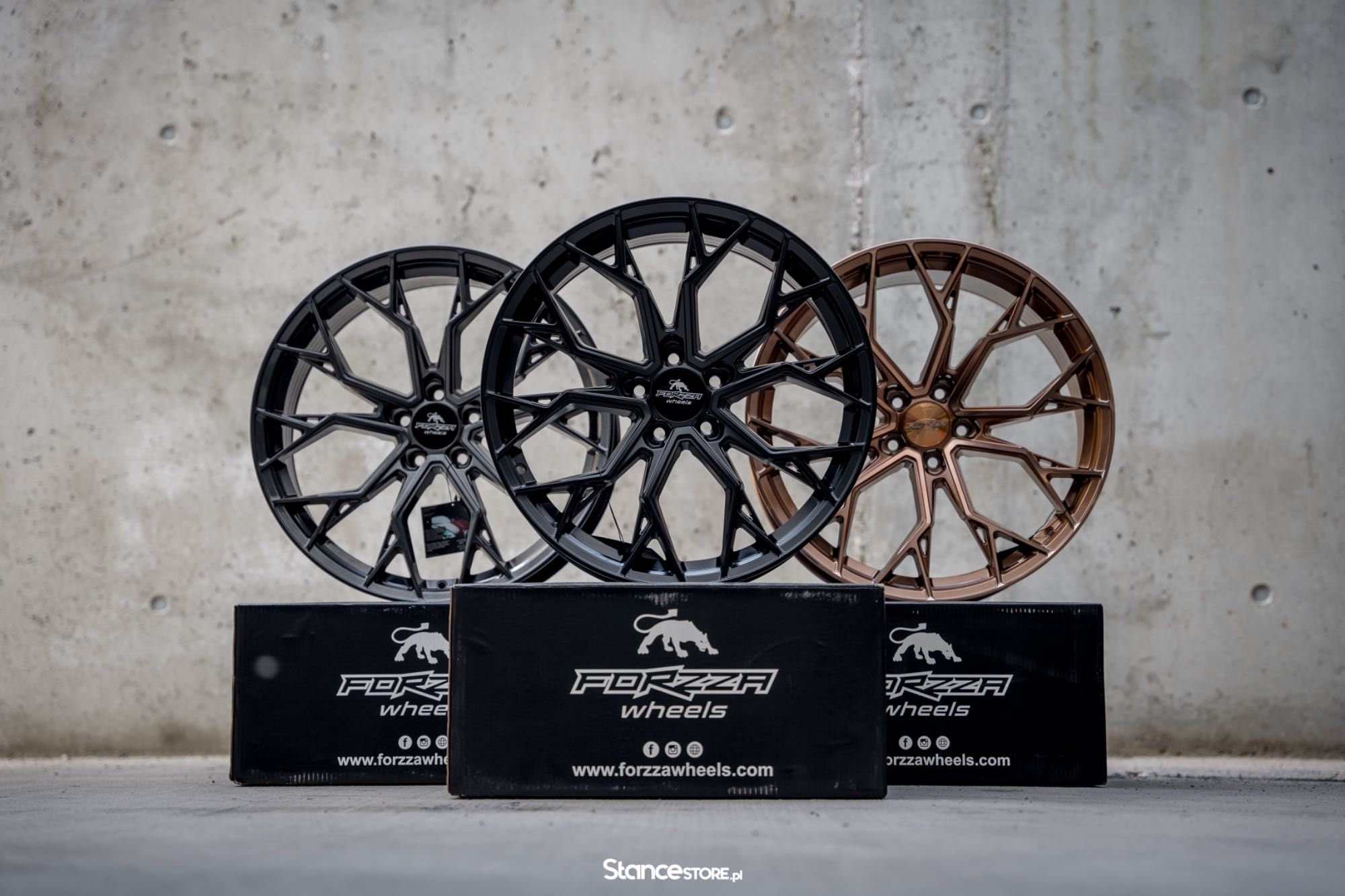 Forzza Titan / 19 cali / 5x112 / VW Golf R GTI Audi A3 S3 RS3 Leon