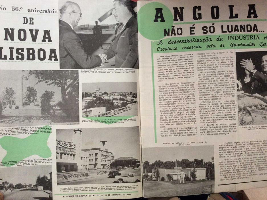 Revista de Angola , quinzenário ilustrado.15 de Setembro de 1968