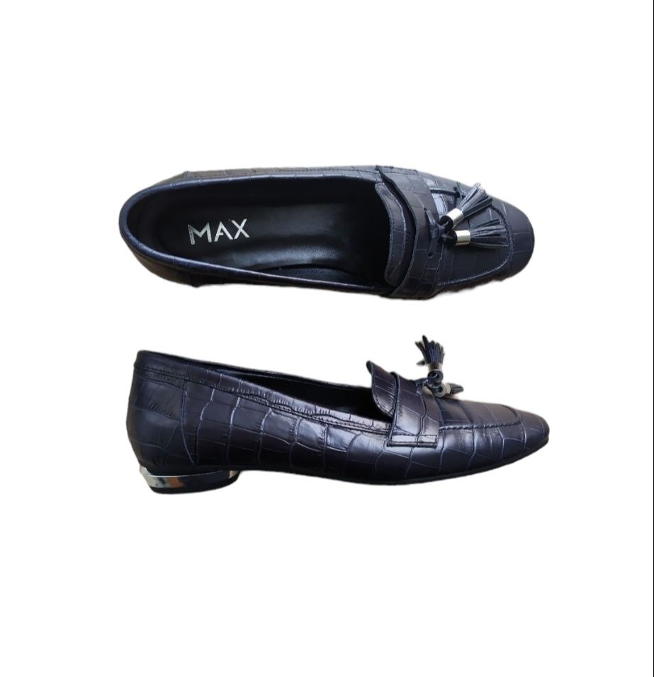 MAX Швейцарія 38р. оригінальні шкіряні лофери туфлі мокасини