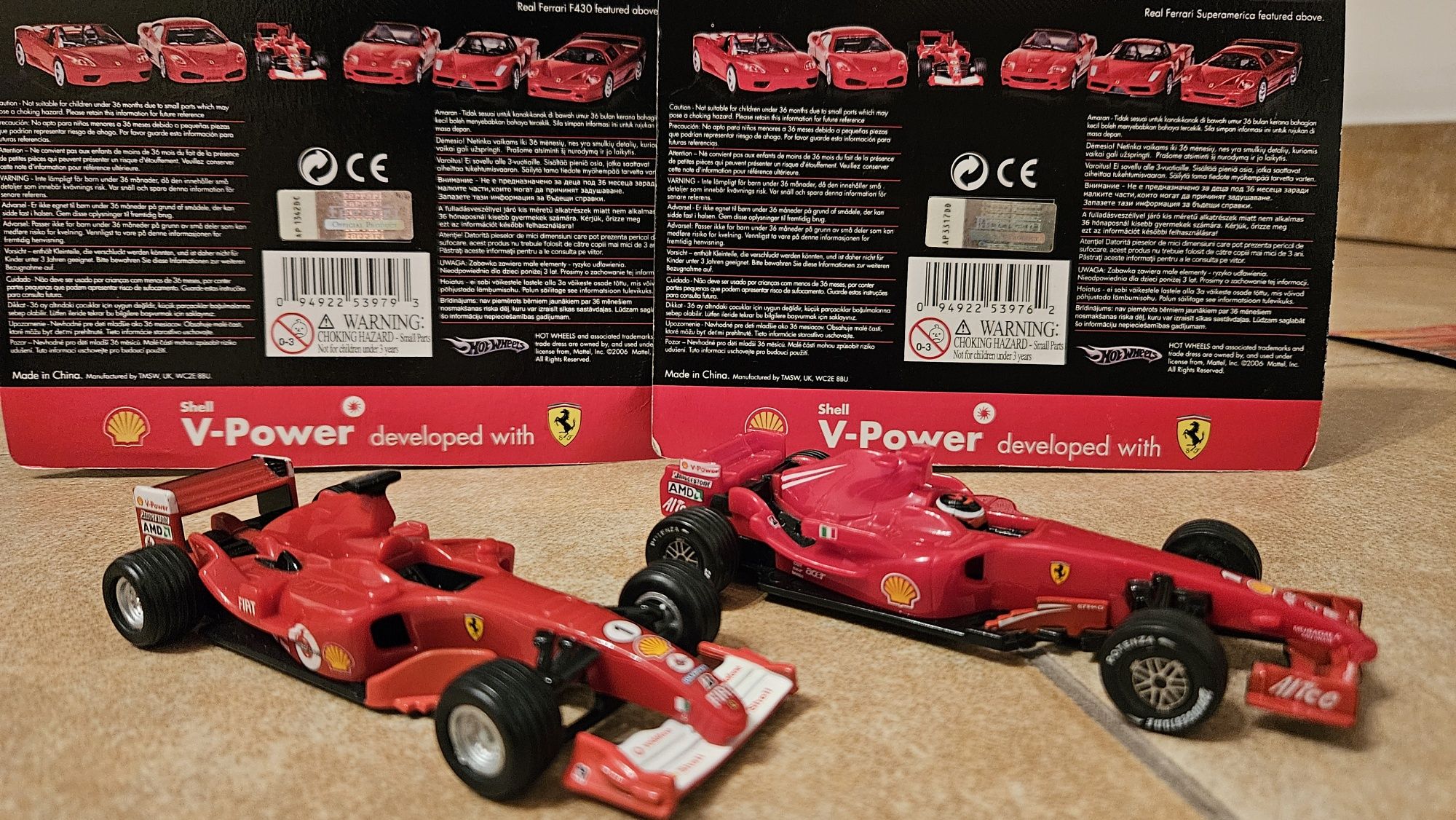 Kolekcja Ferrari Shell V-Power 2006 Hot-Wheels