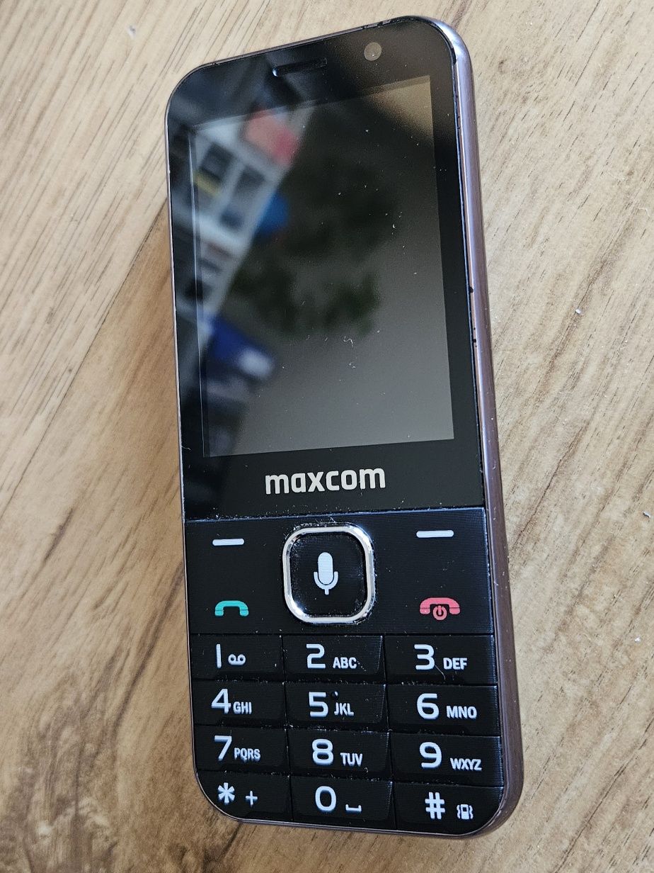 Telefon Maxcom MK281 4G KaiOS ładowarka samsung + karta GoodRAM 32BG