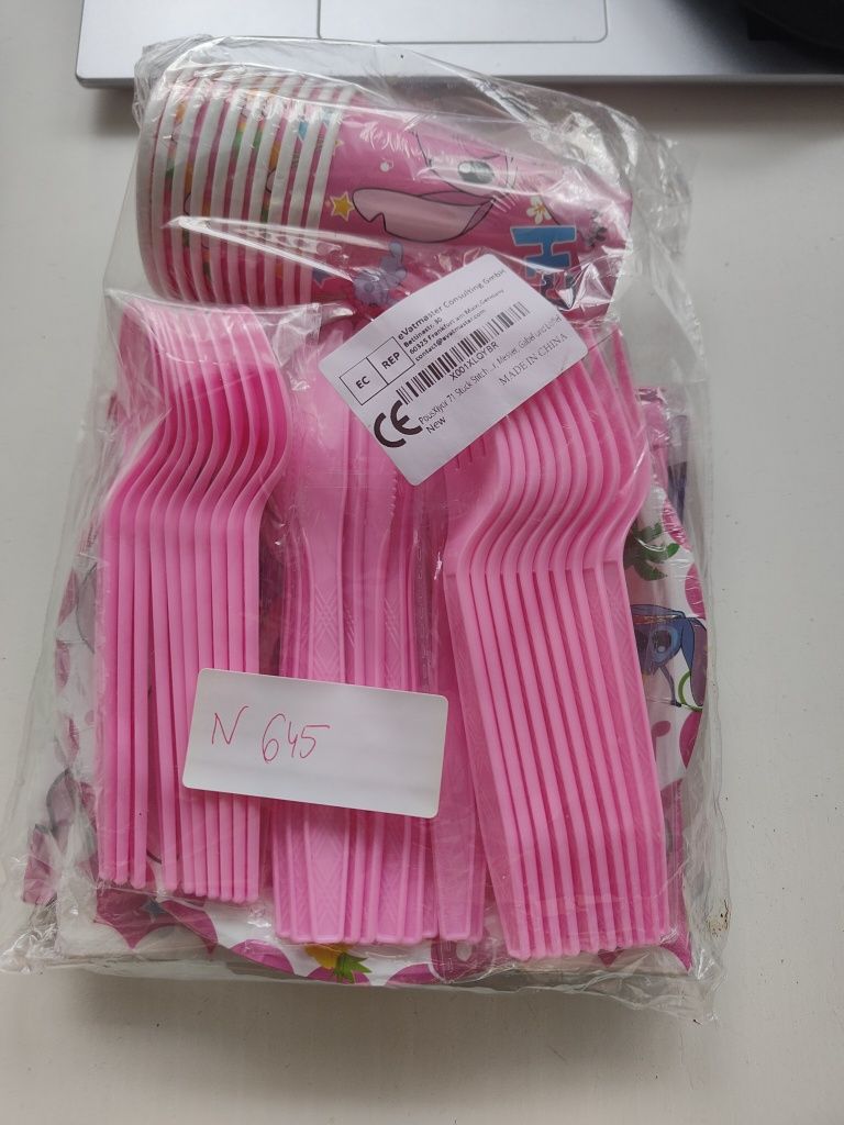 Zestaw urodzinowy dekoracje urodzinowe Stitch N645