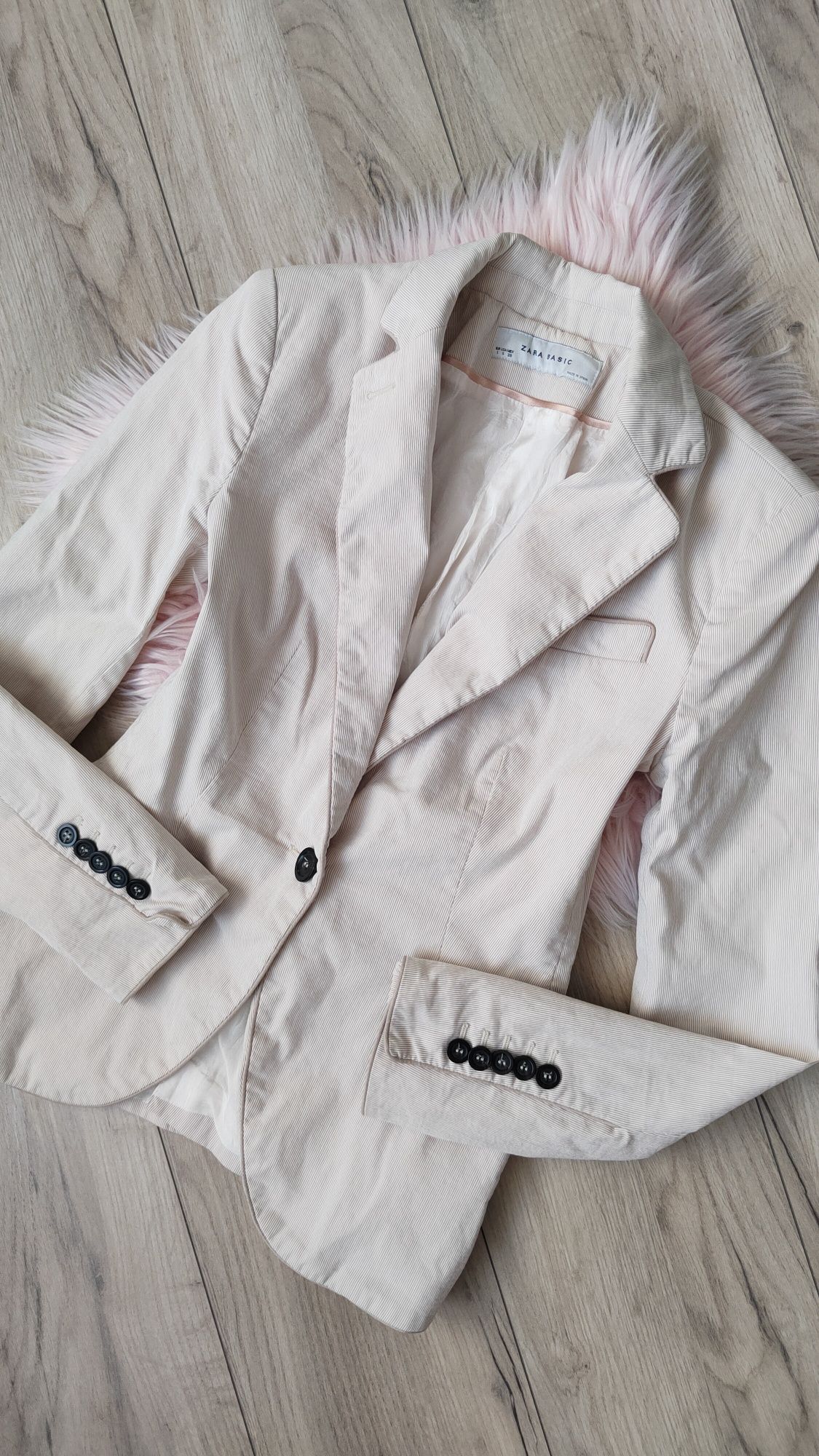 Marynarka Zara XS beżowa