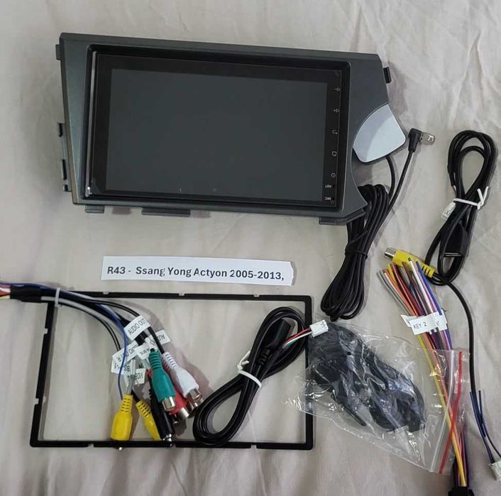 R43 - Auto Rádios Ssang Yong Actyon 2005 a 2013,  android
