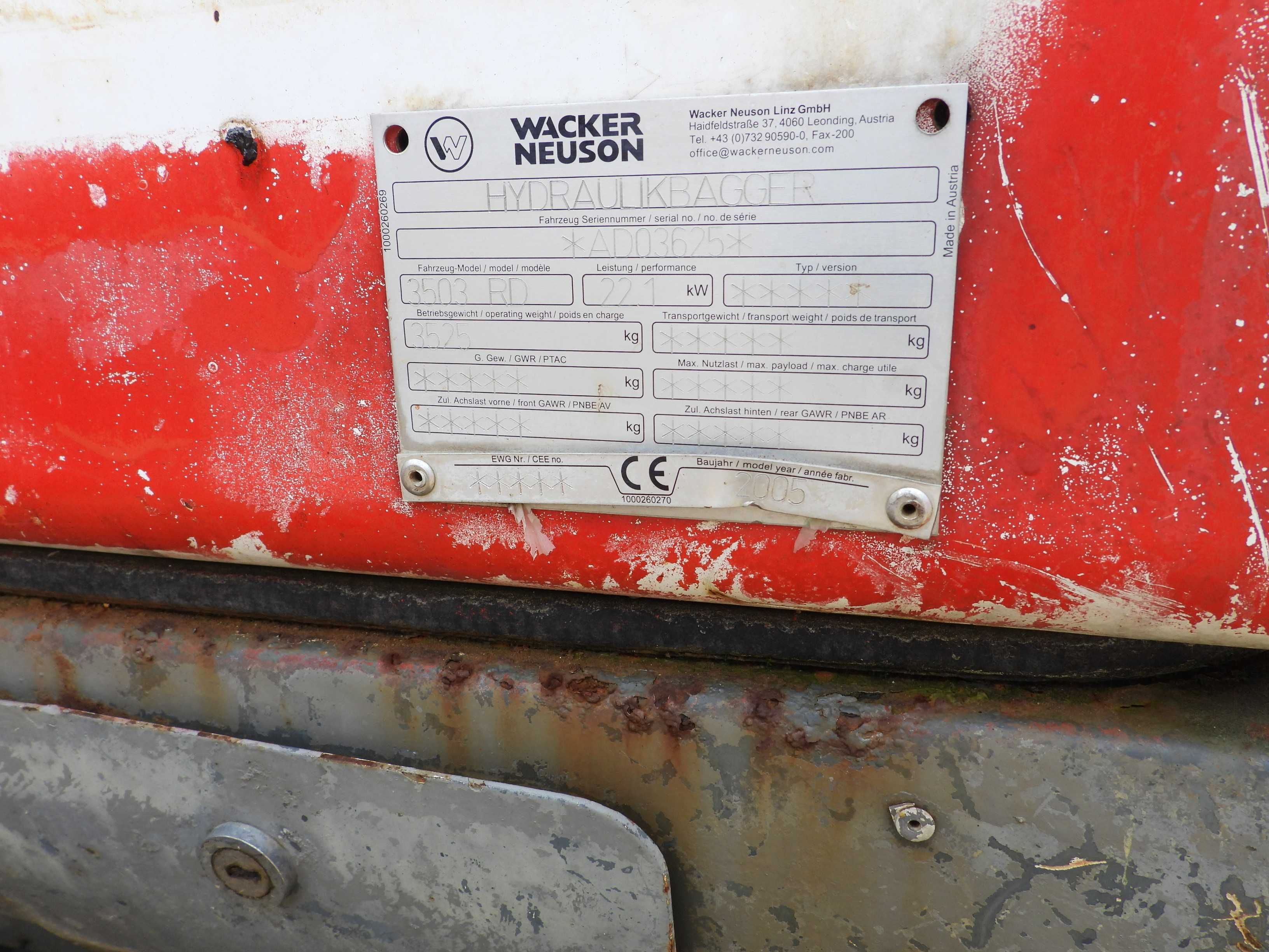 Koparka Wacker Neuson
