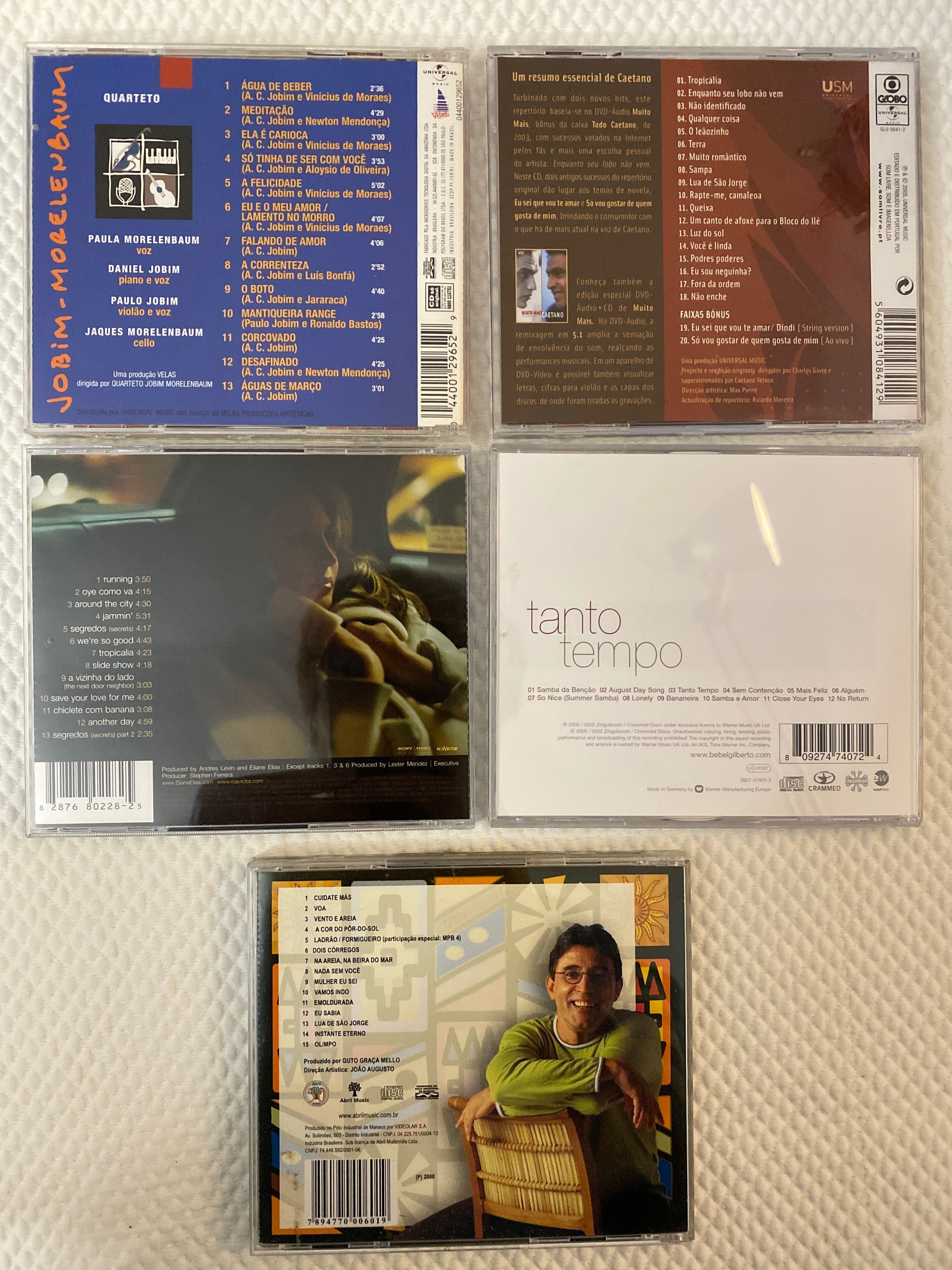 Conjunto 5 CDs Bossa Nova