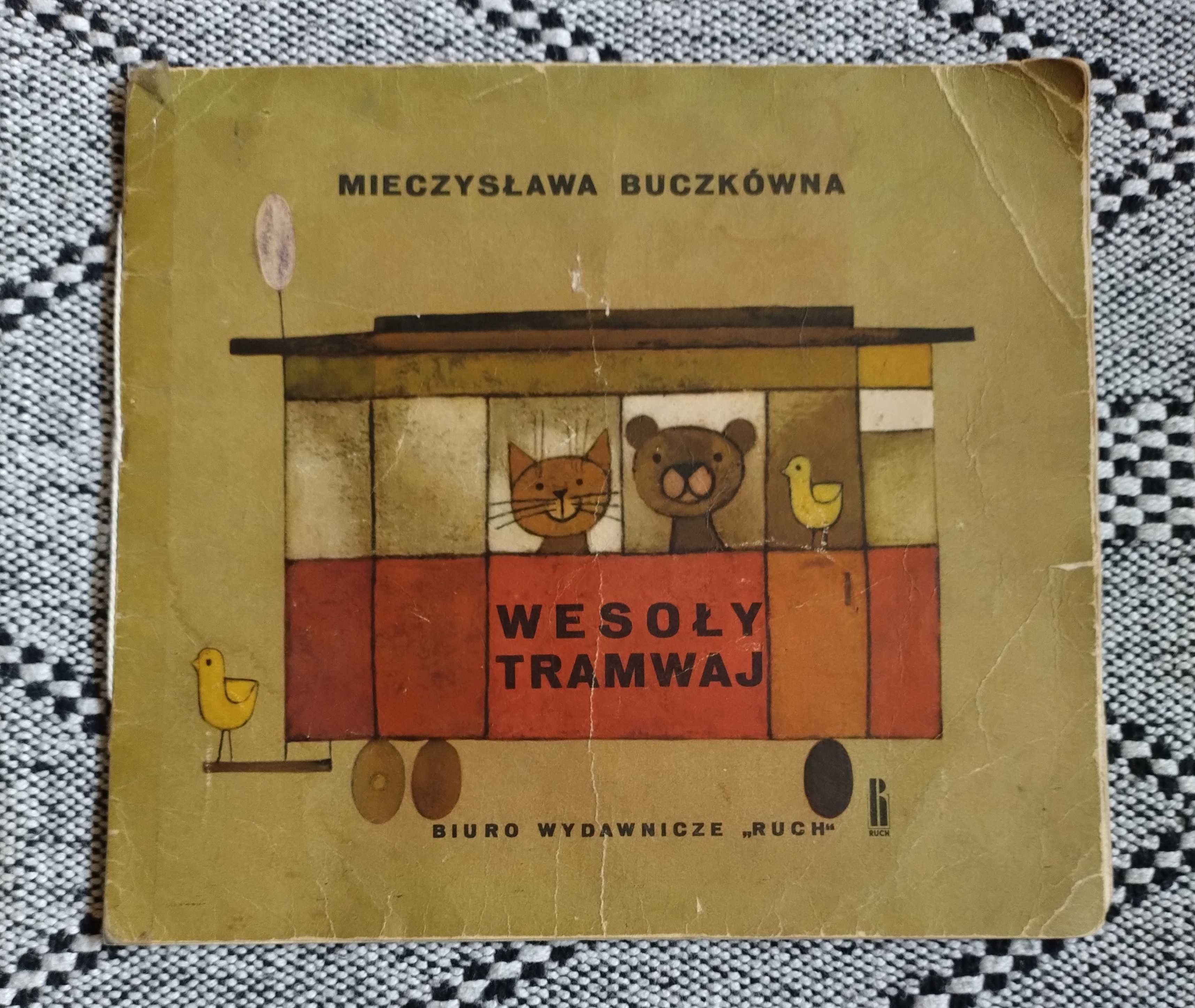 WESOŁY TRAMWAJ Mieczysława Buczkówna 1966 unikat PRL stare bajki