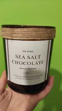 Duża świeca zapachowa pokrywka czekolada sea Salt chocolate sól morska