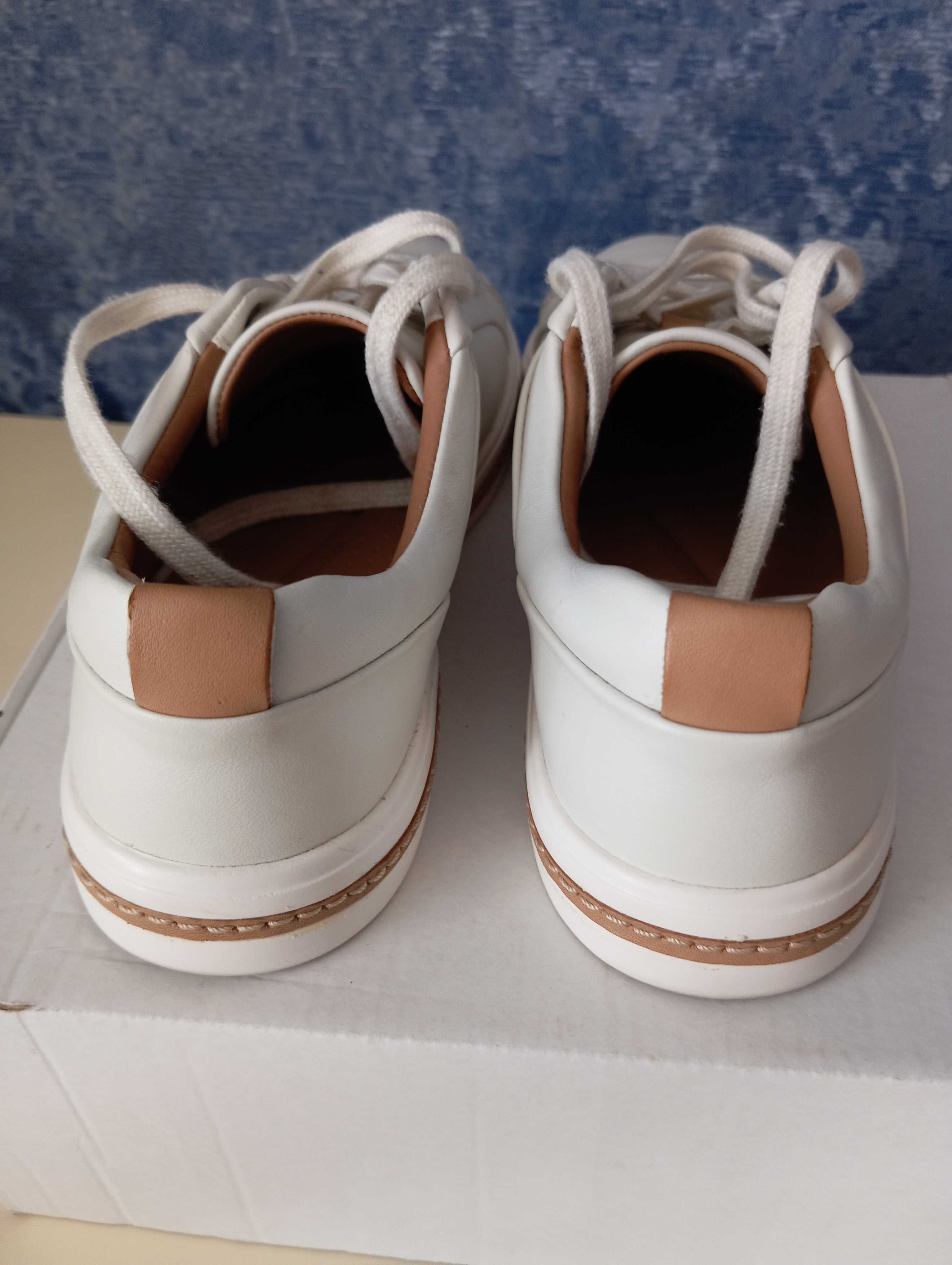 Сникерcы Un Maui Lace, кожаные кроссовки Clarks, размер 35,5