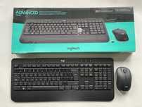 klawiatura+mysz logitech advanced mk540 membranowa qwerty opis