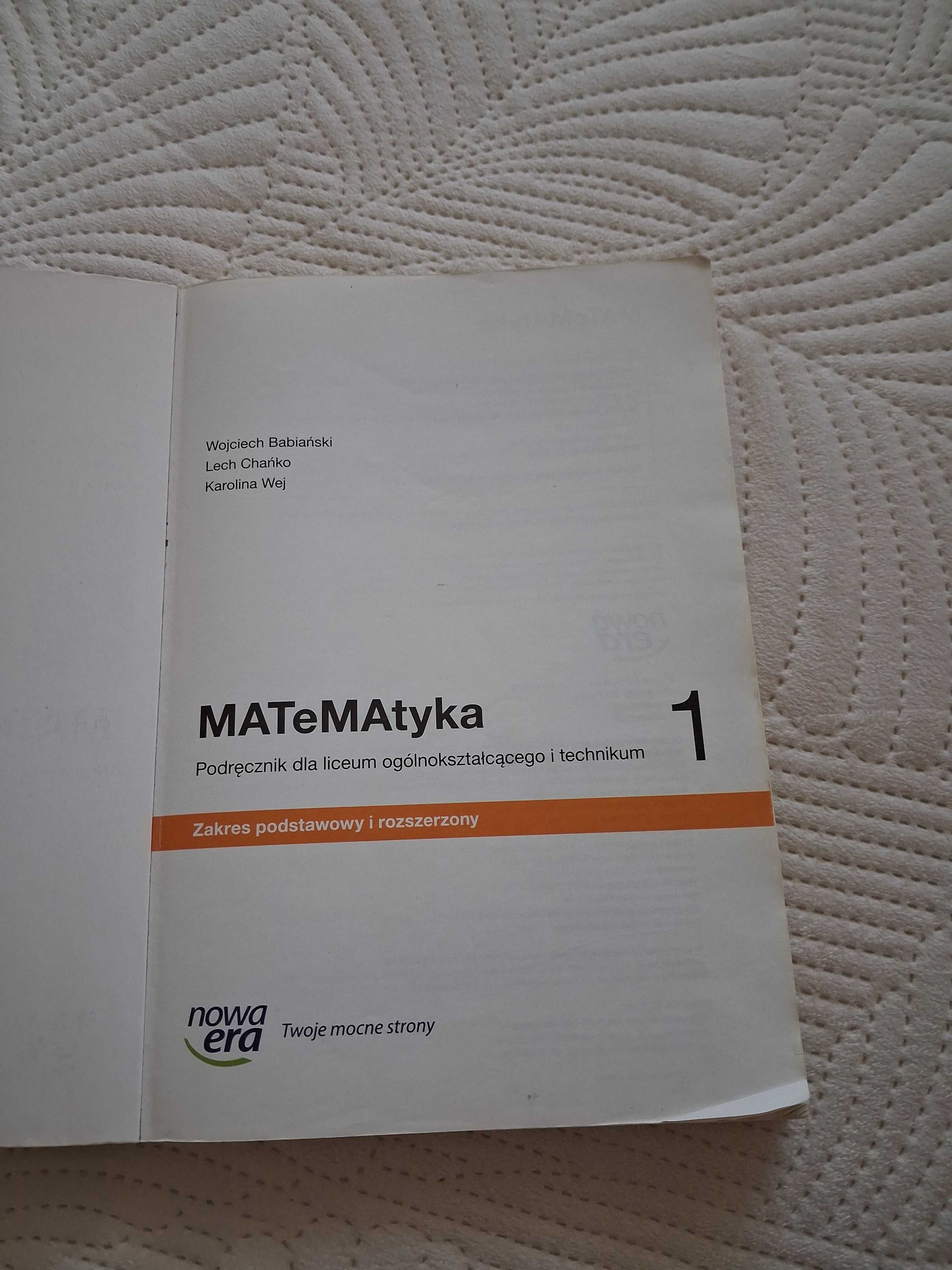 Matematyka 1  zakres podstawowy i rozszerzony