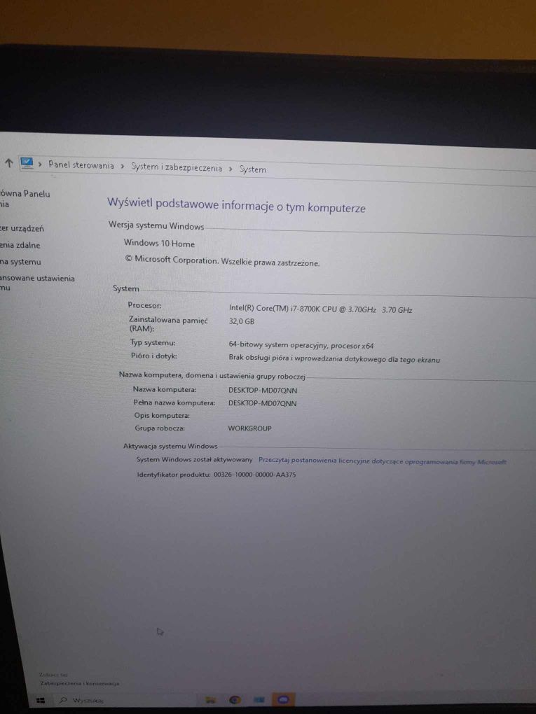 Intel Core i7 8700K 32GB RAM GTX 1080 8Gb