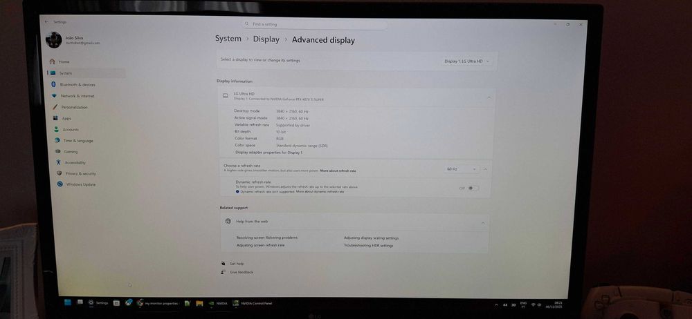 Monitor LG 27UD58-B IPS 27" 4K UHD 16:9 60Hz FreeSync