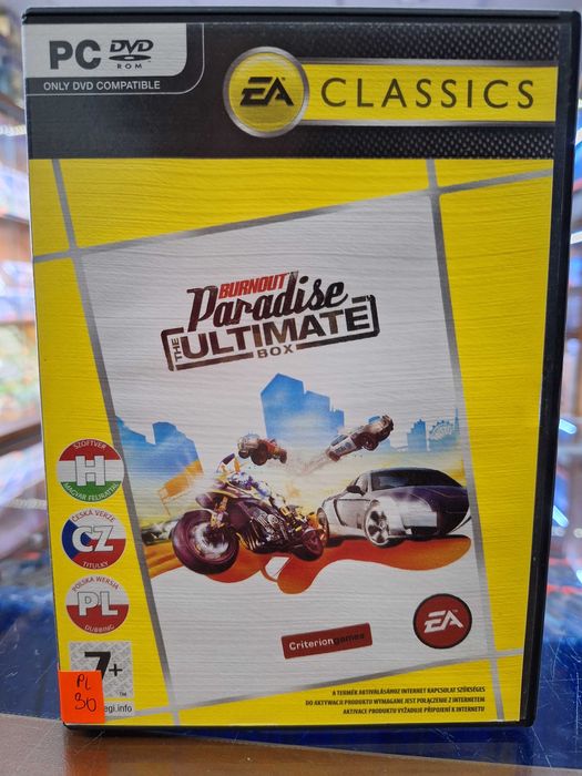 Burnout Paradise The Ultimate Box PC, BDB, CentrumGrania