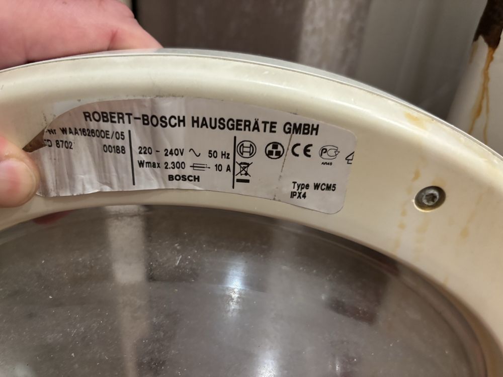 Пральна машина BOSCH Classixx5 (WAA16260OE/05) на відновлення/розбірку