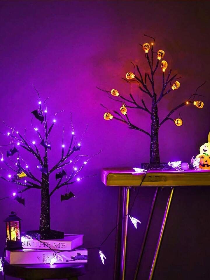 Lampa LED Drzewo Dekoracje na Halloween