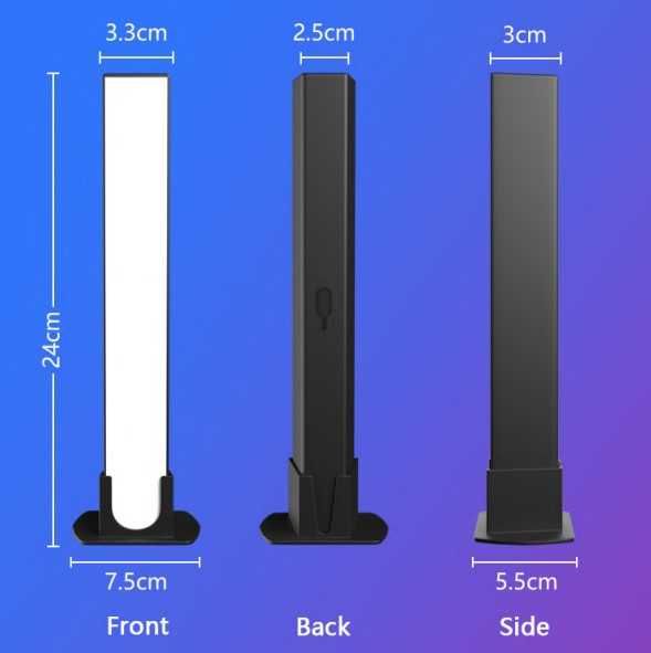 Lampa stojąca LED Illusion/ 4W / RGB