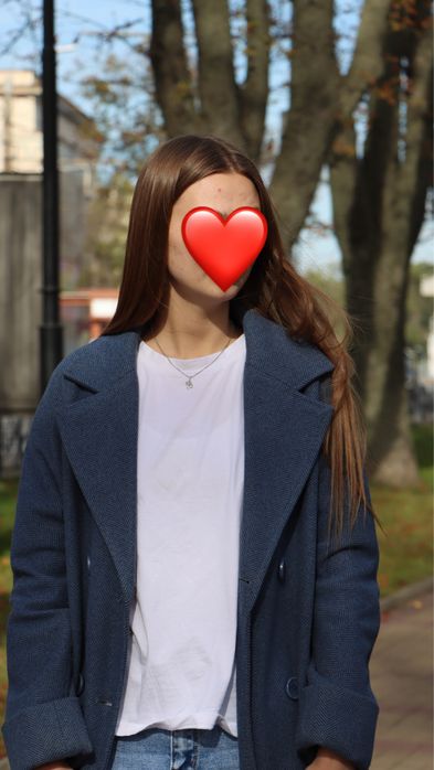 Пальто осінь зима / джинсова спідниця