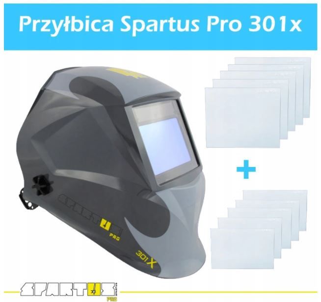 Przyłbica-maska spawalnicza SPARTUS PRO301X+GRATIS