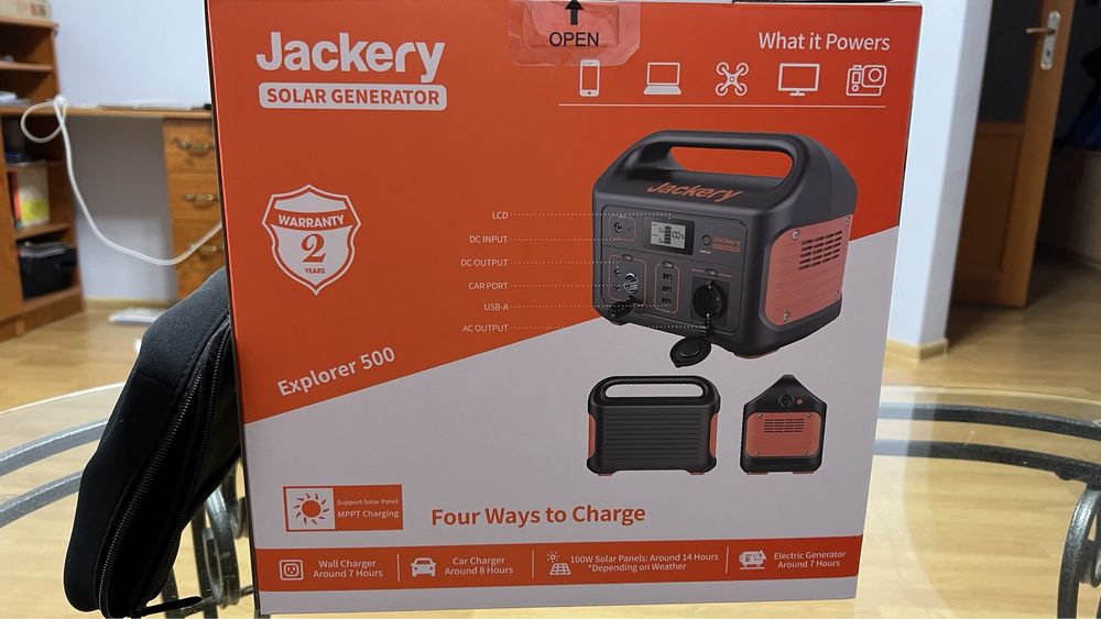 КОТЕЛ ТЯГНЕ! Зарядна станція Jackery Explorer 500