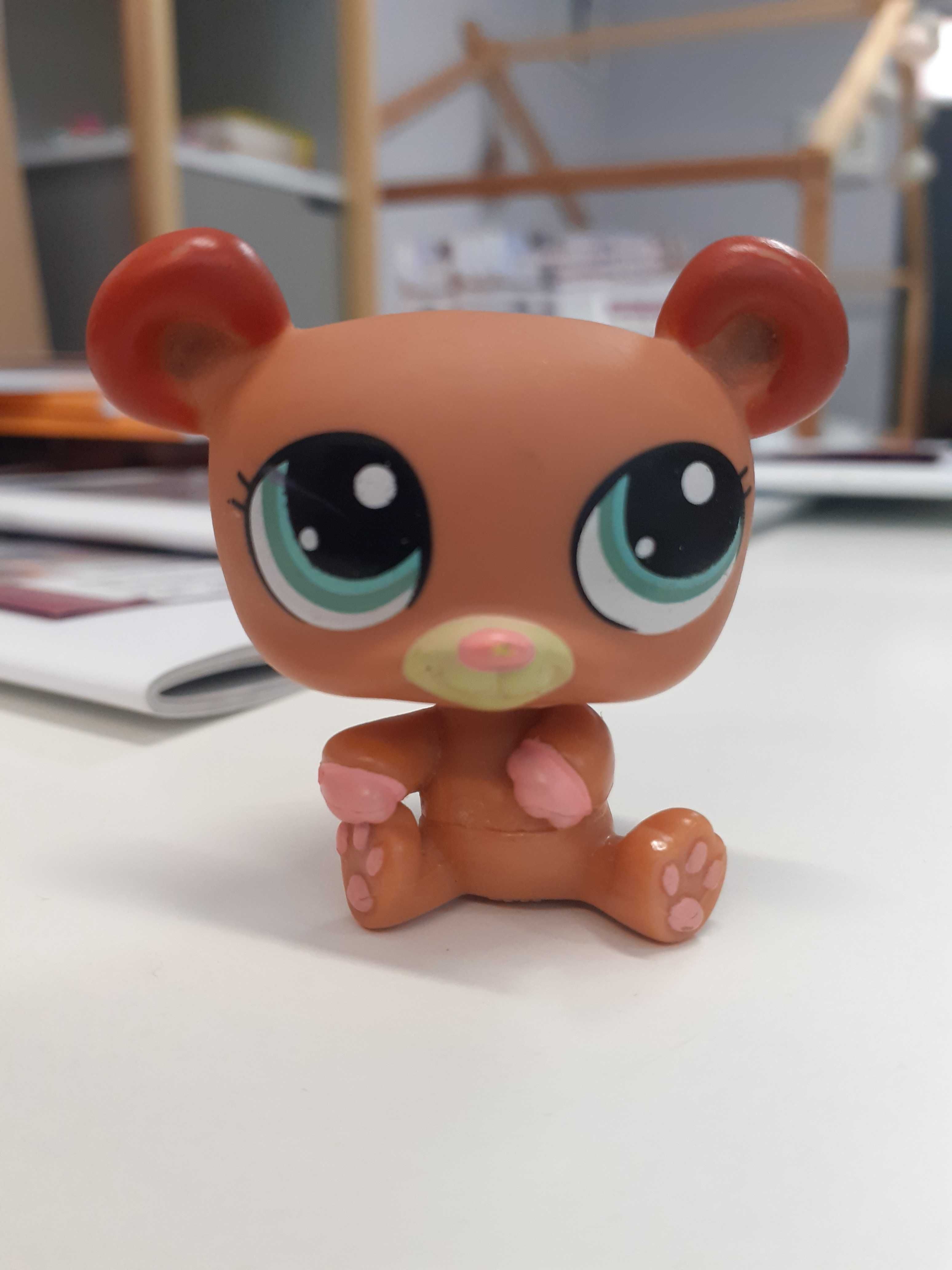 LPS miś niedźwiadek misio Littlest Pet Shop figurka #1303 bear brązowy